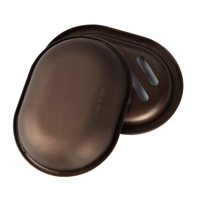 Topsky 2 Pcs Soap Dish for Shower, Double Layer Draining Soap Box with Drip Tray, Plastic - Bronze - Image 5